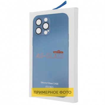 Чохол TPU+Glass Sapphire matte case для Apple iPhone 13 (6.1"") Navy Blue - Чохли для iPhone 13 - зображення 3 