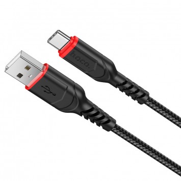 USB кабель зарядки Hoco X59 Victory USB to Type-C (1m) Черный - Type-C кабели - изображение 2