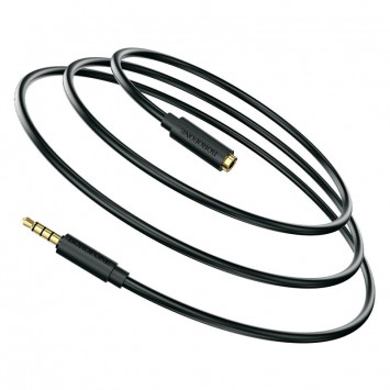 Аудіо кабель Borofone BL12 3.5 audio extension cable Male to Female (1m) Чорний - Кабелі / Перехідники - зображення 2 