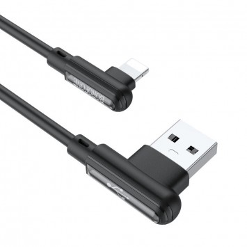 Кабель зарядки и синхронизации Borofone BX58 Lucky USB to Lightning (1m) Черный - Lightning - изображение 2