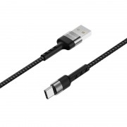 USB зарядний кабель Borofone BX34 Advantage USB to Type-C (1m) Чорний