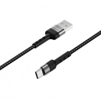 USB кабель зарядки Borofone BX34 Advantage USB to Type-C (1m) Черный - Type-C кабели - изображение 1