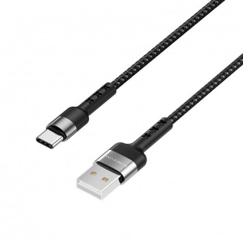 USB кабель зарядки Borofone BX34 Advantage USB to Type-C (1m) Черный - Type-C кабели - изображение 2