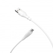 Дата кабель Borofone BX18 Optimal USB to MicroUSB (2m) Білий