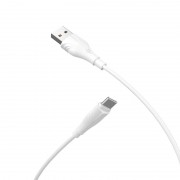 USB кабель зарядки Borofone BX18 Optimal USB to Type-C (3m) Белый