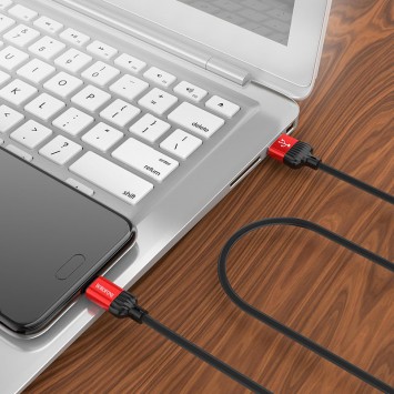 Дата кабель Borofone BX28 Dignity USB to MicroUSB (1m) Красный - MicroUSB кабели - изображение 3