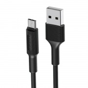 Дата кабель Borofone BX1 EzSync USB to MicroUSB (1m) Черный