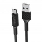USB кабель для телефону Borofone BX1 EzSync USB to Type-C (1m) Чорний