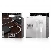 USB зарядний кабель Borofone BX1 EzSync USB to Type-C (1m) Білий