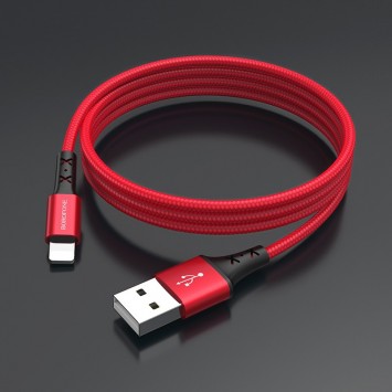 Кабель заряджання та синхронізації Borofone BX20 Enjoy USB to Lightning (1m) Червоний - Lightning - зображення 2 