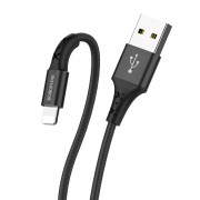 Кабель заряджання та синхронізації Borofone BX20 Enjoy USB to Lightning (1m) Чорний