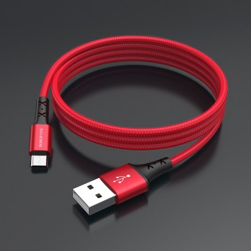Дата кабель Borofone BX20 Enjoy USB to MicroUSB (1m) Красный - MicroUSB кабели - изображение 3