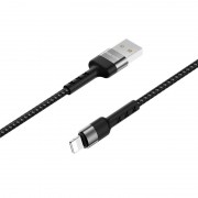 Кабель зарядки и синхронизации Borofone BX34 Advantage USB to Lightning (1m) Черный