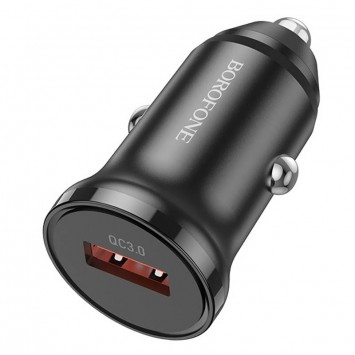Автомобильная зарядка для телефона Borofone BZ18 QC3.0 Черный - Автомобильные зарядные устройства - изображение 1