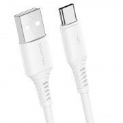 USB кабель зарядки Borofone BX47 Coolway USB to Type-C (1m) Белый
