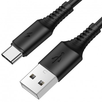 USB кабель зарядки Borofone BX47 Coolway USB to Type-C (1m) Черный - Type-C кабели - изображение 1