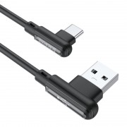USB кабель зарядки Borofone BX58 Lucky USB to Type-C (1m) Черный