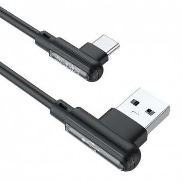 USB зарядний кабель Borofone BX58 Lucky USB to Type-C (1m) Чорний - Type-C кабелі - зображення 2 