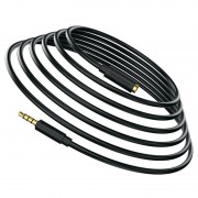 Аудіо кабель Borofone BL12 3.5 audio extension cable Male to Female (2m) Чорний