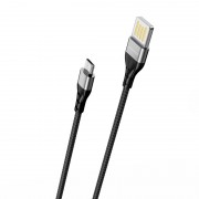 Дата кабель Borofone BU11 Tasteful USB to MicroUSB (1.2m) Чорний