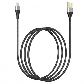 Дата кабель Borofone BU11 Tasteful USB to MicroUSB (1.2m) Чорний - MicroUSB кабелі - зображення 4 