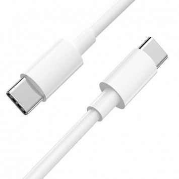 USB кабель зарядки Borofone BX44 High-energy Type-C to Type-C 100W (1m) Белый - Type-C кабели - изображение 1