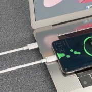 USB кабель зарядки Borofone BX44 High-energy Type-C to Type-C 100W (1m) Білий