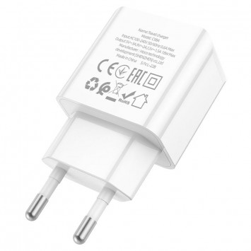 Зарядное устройство для телефона - Hoco C98A QC3.0 (1USB/3.0A) Белый - Сетевые зарядные устройства (220 В) - изображение 3