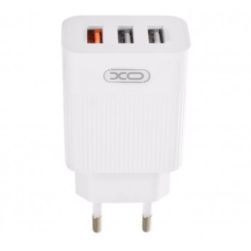 Оригинальный блок питания XO-L72 с кабелем для Iphone 3 USB Быстрая зарядка Quick Charge 3.0 Белый - Сетевые зарядные устройства (220 В) - изображение 1