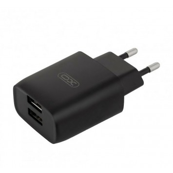 Оригинальный блок питания XO-L57 с кабелем lightning для Iphone 5 вольт 2.4 / Ампера / 2 USB Черный - Сетевые зарядные устройства (220 В) - изображение 2