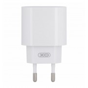 Блок питания XO-L81B с кабелем Type-C - Lightning (Iphone) / Быстрая зарядка Quick Charge 3.0/20W (PD 20W) Бел