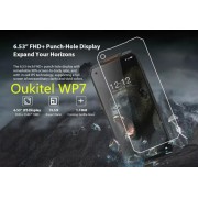 Загартоване захисне скло на Oukitel WP7 Повнорозмірне Прозоре