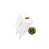Зарядний блок живлення Remax RP-U38 / Швидка зарядка Quick Charge 3.0 18 Ват / Білий