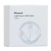 Дата кабель Foxconn для Apple iPhone USB to Lightning (AAA grade) (2m) (box, no logo), Білий
