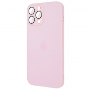 Чехол TPU+Glass Sapphire matte case для Apple iPhone 14 Pro (6.1"), Chanel Pink