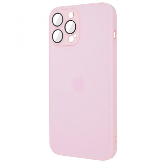 Чохол TPU+Glass Sapphire matte case для Apple iPhone 14 Pro (6.1"), Chanel Pink - зображення 1 