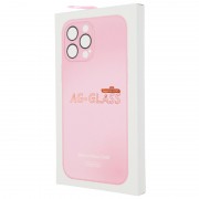 Чехол TPU+Glass Sapphire matte case для Apple iPhone 14 Pro (6.1"), Chanel Pink