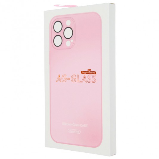 Чохол TPU+Glass Sapphire matte case для Apple iPhone 14 Pro (6.1"), Chanel Pink - зображення 3 