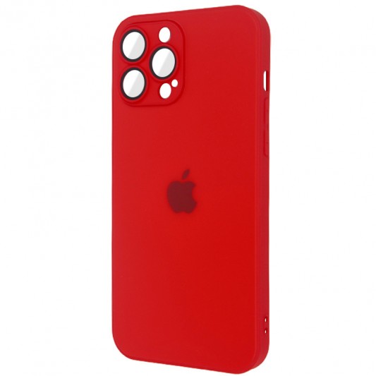 Чохол TPU+Glass Sapphire matte case для Apple iPhone 14 Pro (6.1"), Cola Red - зображення 1 