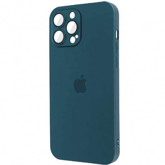 Чохол TPU+Glass Sapphire matte case для Apple iPhone 14 Pro (6.1"), Navy Blue - зображення 1 