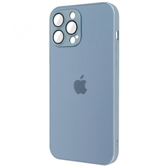 Чохол TPU+Glass Sapphire matte case для Apple iPhone 14 Pro (6.1"), Sierra Blue - зображення 1 