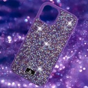 TPU чохол Bling World Rock Diamond для Apple iPhone 14 (6.1"), Фіолетовий
