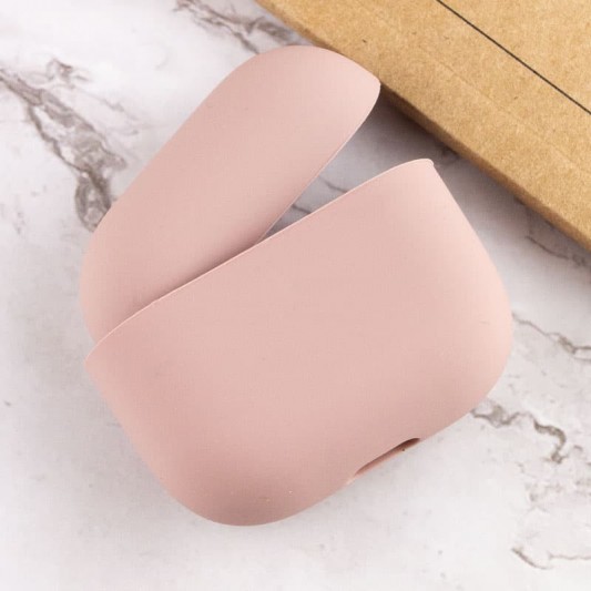Силіконовий футляр для навушників AirPods 3, Рожевий / Pink Sand - зображення 1 