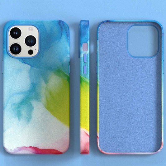 Шкіряний чохол Figura Series Case with MagSafe для Apple iPhone 12 Pro Max (6.7"), Multicolor - зображення 5 