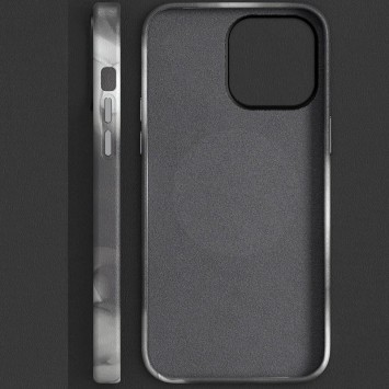 Кожаный чехол Figura Series Case with MagSafe для Apple iPhone 14 (6.1"), Black - Чехлы для iPhone 14 - изображение 1