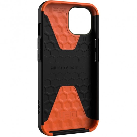Противоударный чехол TPU UAG CIVILIAN series для Apple iPhone 14 (6.1"), Зеленый - изображение 1