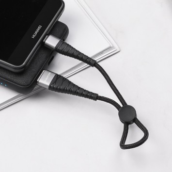 Дата кабель Borofone BX32 Munificent USB to Type-C (0.25m), Чорний - Type-C кабелі - зображення 2 