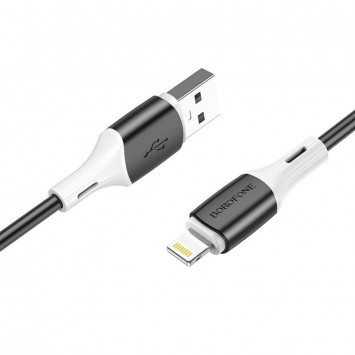 Дата кабель Borofone BX79 USB to Lightning (1m), Чорний - Lightning - зображення 1 