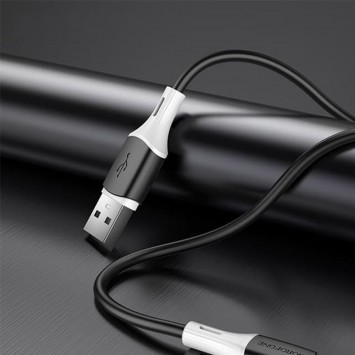 Дата кабель Borofone BX79 USB to Lightning (1m), Чорний - Lightning - зображення 2 