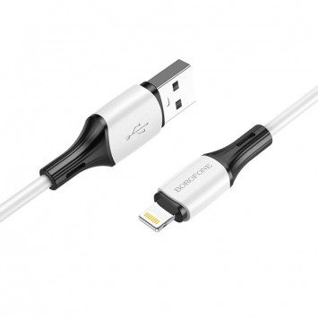 Дата кабель Borofone BX79 USB to Lightning (1m), Білий - Lightning - зображення 1 